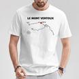 Le Mont Ventoux Serpentines France Cycling T-Shirt Lustige Geschenke