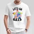 Let's Go Gays Lgbt Pride Cowboy Hat Retro Gay Rights Ally T-Shirt Unique Gifts