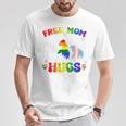 Lgbtq Pride Mama Bear Free Mom Hugs Lgbt Rainbow T-Shirt Unique Gifts