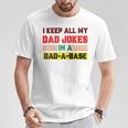 Lustige Papa-Witze In Dad-A-Base-Vintage Zumatertag Heilig Raglan T-Shirt Lustige Geschenke