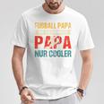 Lustiges Fußball Papa Perfekte Für Fußballliebhaberatertag Raglan T-Shirt Lustige Geschenke