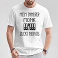 Mein Innerer Monk Zuckt Nervös T-Shirt Lustige Geschenke