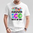 Meine Schüler Haben 100 Tage Meines 100 Schultages Überlebt T-Shirt Lustige Geschenke