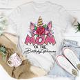 Mom Of The Birthday Princess Unicorn Matching Family Mommy T-Shirt Unique Gifts