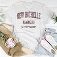 New Rochelle New York Ny Vintage Athletic Sports T-Shirt Unique Gifts
