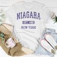 Niagara New York Ny Vintage Athletic Sports T-Shirt Unique Gifts