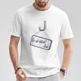 Do Not Disturb Father's Day Witty Fishing T-Shirt Unique Gifts