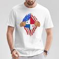 Panamanian Blood Inside Me Panama Flag T-Shirt Unique Gifts