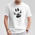 Panther Pride High School Fan Spirit Black Paw Print T-Shirt Unique Gifts