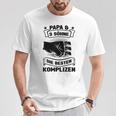 Papa & 3 Söhne Die Besten Komplizen Papa 3 Söhne T-Shirt Lustige Geschenke