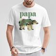 Papa Bär Camo Camo Papa Bär Passender Familienbär Raglan T-Shirt Lustige Geschenke