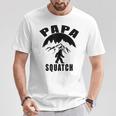 Papa Squatch Sasquatch Lustiges Kostüm T-Shirt Lustige Geschenke