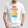 Pearson Proud Family Retro Reunion Last Name Surname T-Shirt Funny Gifts