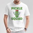 Pickle Squad Foodie Vegan Dill Pickle Adult Pickle Squad T-Shirt Unique Gifts