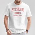 Pittsburgh Pennsylvania Pa Vintage Athletic Sports T-Shirt Unique Gifts