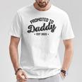 Promoted To Daddy Est 2023 New Dad New Birth Fathers Day T-Shirt Unique Gifts