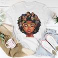 Proud Of My Roots Bhm Black Pride Black Melanin Women T-Shirt Unique Gifts