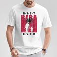 Retro Albania Baba With Son Albanian Dad Of A Boy Shqiptar T-Shirt Unique Gifts