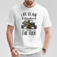 Retro Enjoy The Ride Atv Rider Utv Mud Riding Sxs Offroad T-Shirt Funny Gifts