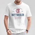 Retro-Styled Vintage Rottweiler T-Shirt Lustige Geschenke
