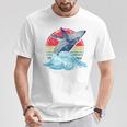 Retro Whale T-Shirt Lustige Geschenke