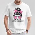 Rock Music Rock Show Band I Am The Girl At The Rock Show T-Shirt Personalized Gifts