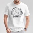 Rock Paper Scissors Champion T-Shirt Unique Gifts