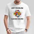 Rubik Cube Magic Cube Retro Rubi Vintage Nerd T-Shirt Lustige Geschenke