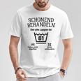 Schonend Treateln 81St Birthday Der Alte Lappen Ist 81 T-Shirt Lustige Geschenke