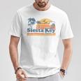 Siesta Key Beach Florida Vintage Spring Break Vacation Retro T-Shirt Unique Gifts