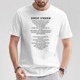 Snus Unser Heilgt Werde Dein Tabak T-Shirt Lustige Geschenke