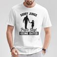 Sorry Jungs Papa Sagt Keine Dates T-Shirt Lustige Geschenke