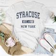 Syracuse New York Ny Vintage Athletic Sports T-Shirt Unique Gifts