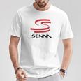 T-shirt Ayrton Senna Hommage, Design Course Automobile Légendaire Cadeaux drôles