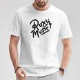 T-shirt Roxy Music Style Graffiti, Tee pour Fans Vintage Années 70-80 Cadeaux drôles