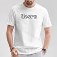 T-shirt The Doors Blanc, Logo Iconique pour Fans de Rock Cadeaux drôles