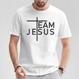 Team Jesus Cross Religion Jesus Believe T-Shirt Lustige Geschenke