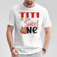 Titi The Sweet One Strawberry Birthday Family Party T-Shirt Personalized Gifts