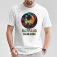 Total Solar Eclipse 2024 Totality Buffalo T-Shirt Unique Gifts