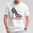 Trump Girl High Heel Stilettos American Flag Trump 2024 T-Shirt Personalized Gifts