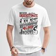 Never Underestimate Liles Family Name T-Shirt Funny Gifts