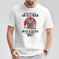 Never Underestimate An Old Man Dd 214 Was Born In May T-Shirt Funny Gifts