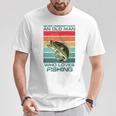 Never Underestimate A Old Man Who Loves Fishing Bass Vintage T-Shirt Personalized Gifts