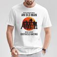 Never Underestimate An Old Man Who Loves Obstacle Racing T-Shirt Unique Gifts