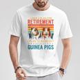 Vintage Plan For Retirement To Hang Out With Guinea Pigs T-Shirt Unique Gifts