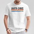 Vintage Retro 70S 80S Santa Cruz Ca T-Shirt Lustige Geschenke