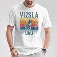 Vizsla Dad Vintage Hungarian Vorstehung Dog Vizsla Dad T-Shirt Lustige Geschenke