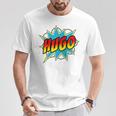 Youth Boys Hugo Comic Book Superhero Name T-Shirt Funny Gifts