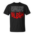 100 Chance Of Blegh Heavy Metal Moshpit Band T-Shirt