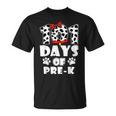 101 Days School Pre K Dog 100 Days Smarter Students Teachers T-Shirt